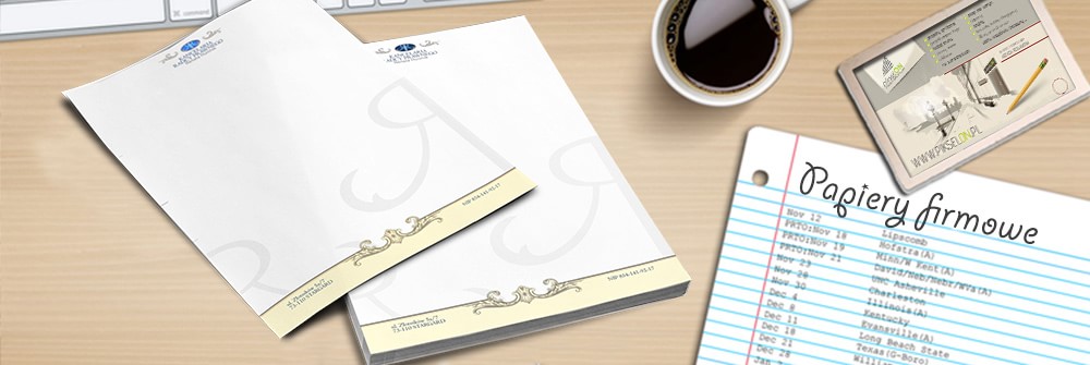 Papier firmowy Szczecin