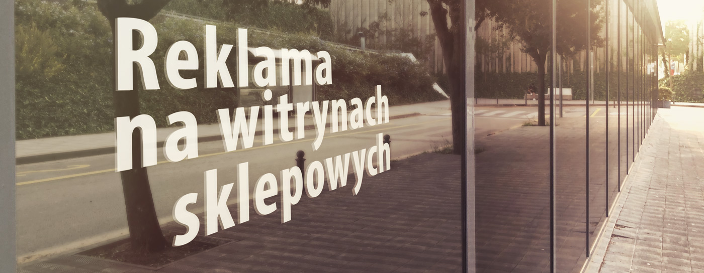 Reklama na witrynach